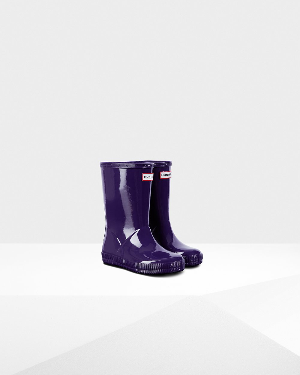 Botas De Agua Original First Classic Gloss Hunter Niños - Azules Morados - 708926IKL